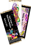 personalized mardi gras beads theme candy bar wrapper